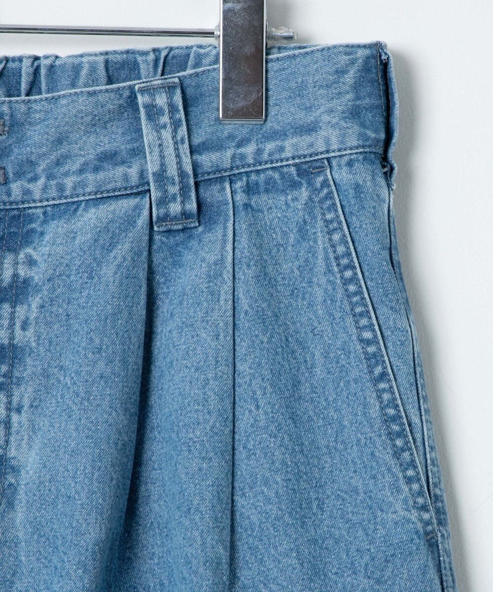 WEGO 【ウエストゴム】スーパーバギーデニムスラックス 