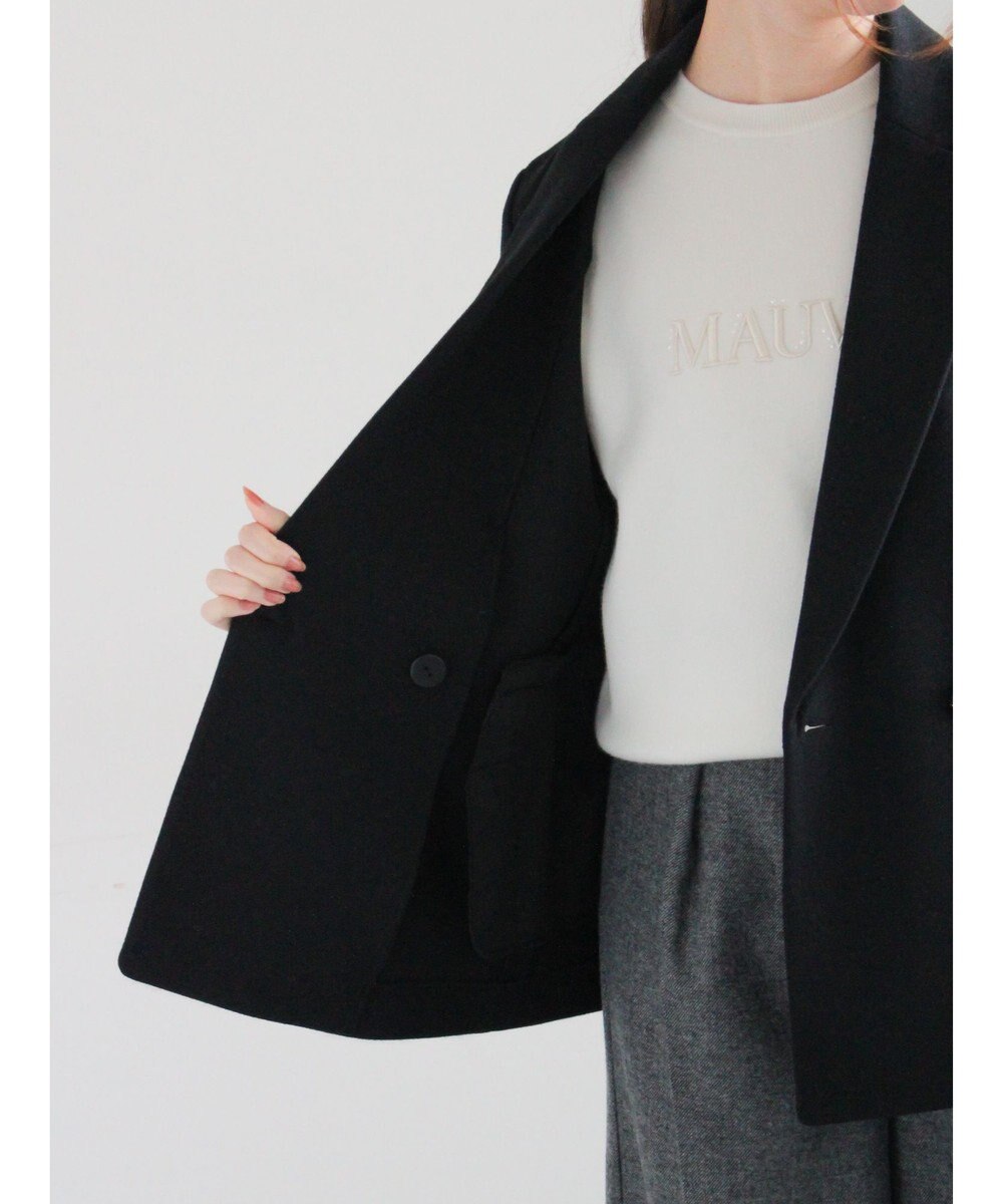 Te chichi ウール混ジャージーテーラードジャケット 