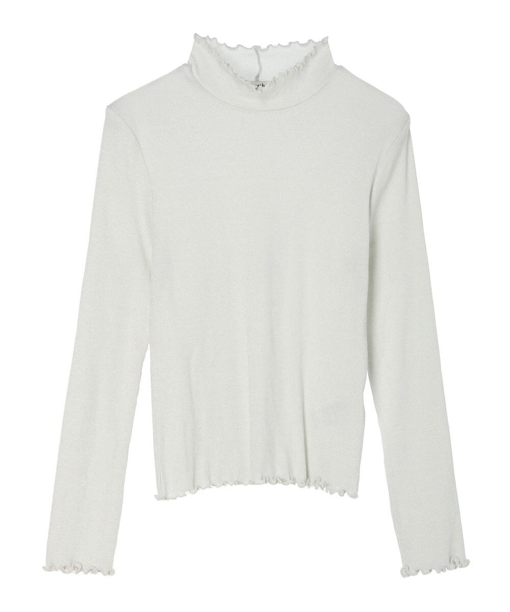 earth music&ecology ラメハイネックプルオーバー 