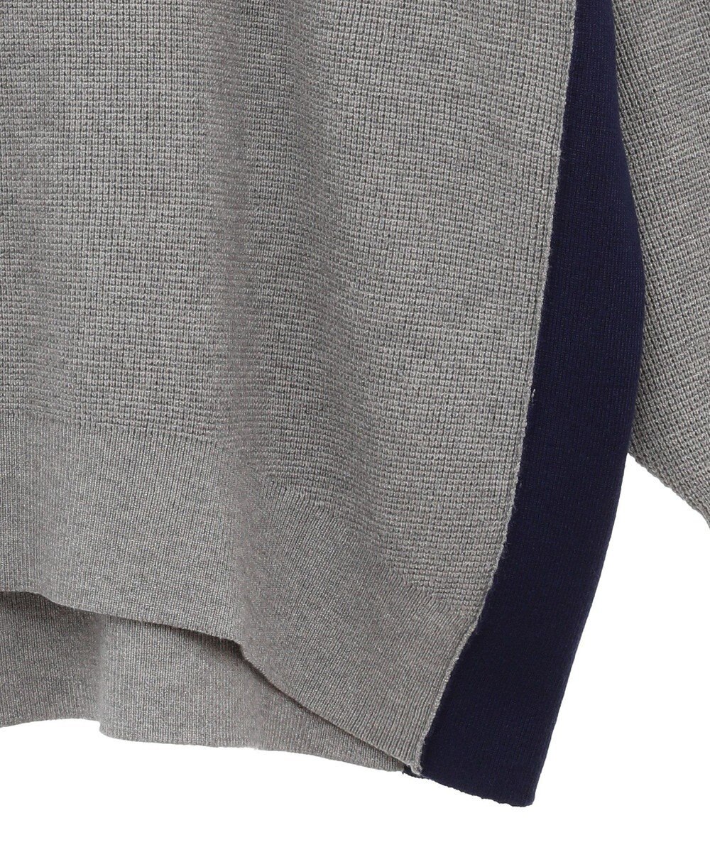 CRAFT STANDARD BOUTIQUE 洗える/とてもち配色ニットプルオーバー/24AW 