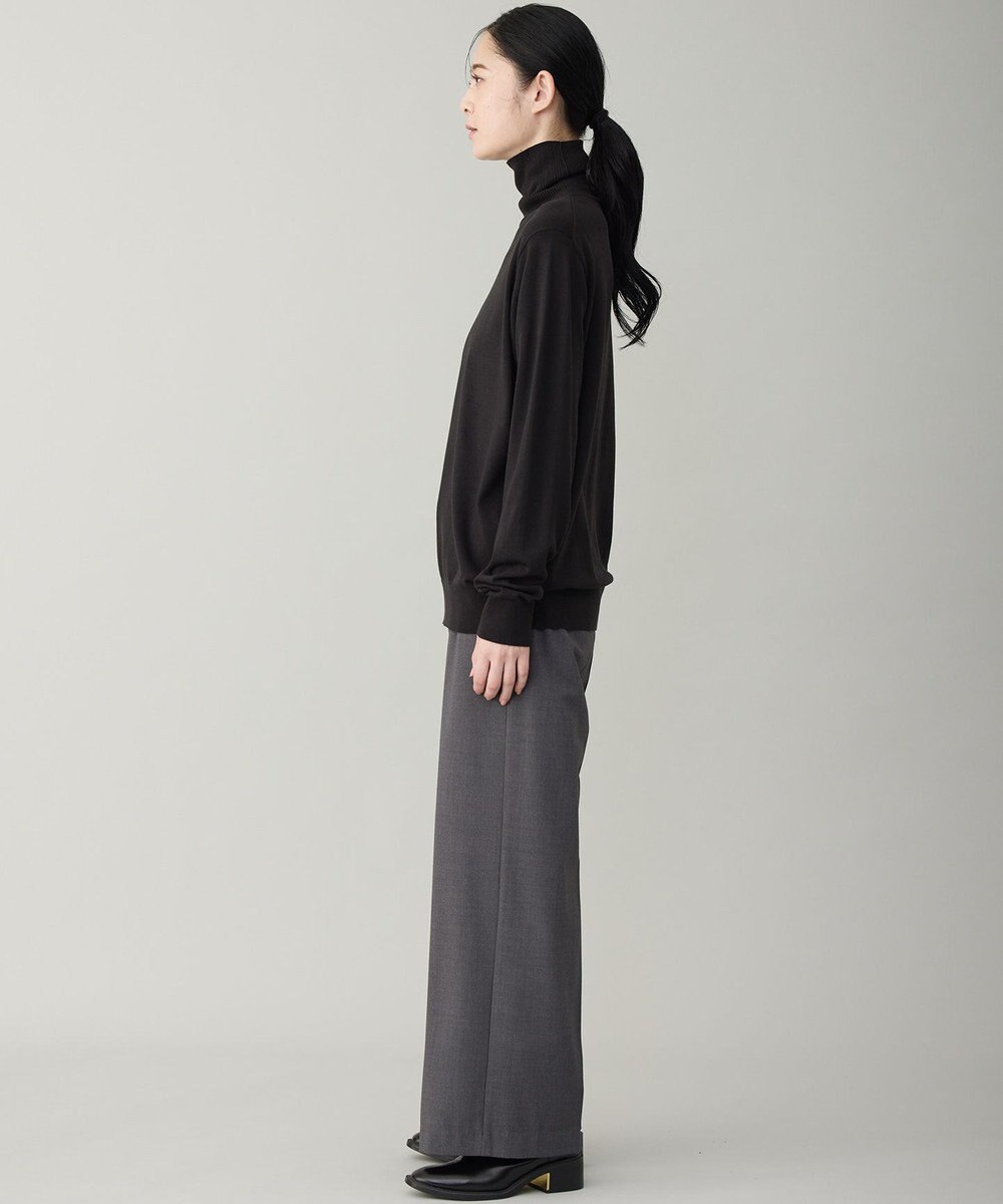 UNFILO MENS 【男女兼用】ソフトサーモ アンチピリングニット タートルネック 