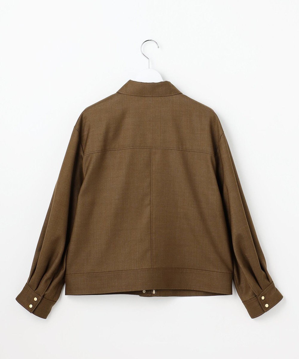 自由区 L 【17号サイズまで展開・SHIHOさん着用】デニムライクツイル ジャケット 