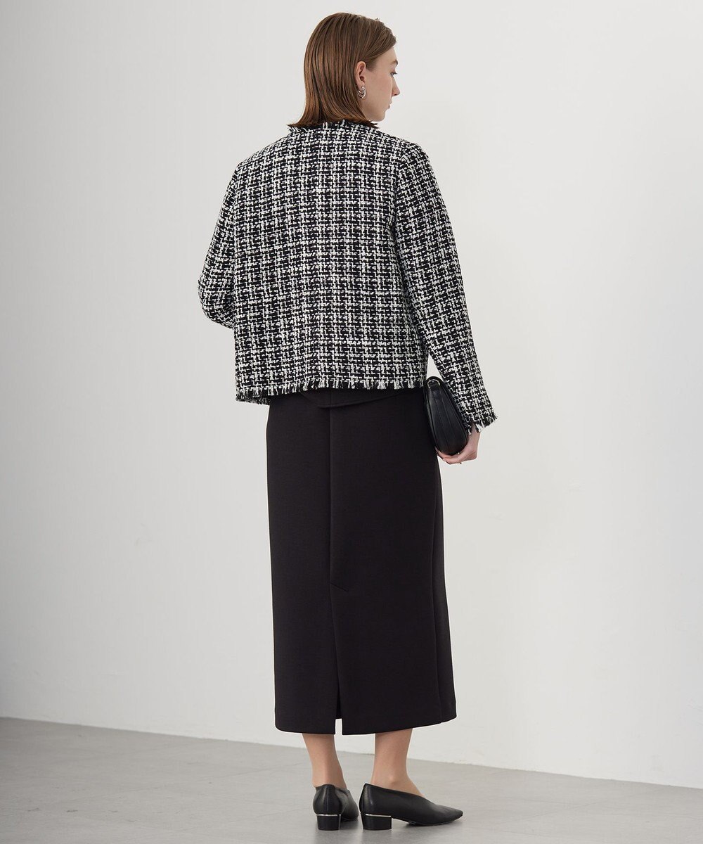 ICB 【CLASSY.1月号掲載】ルレックスツイード ノーカラージャケット 