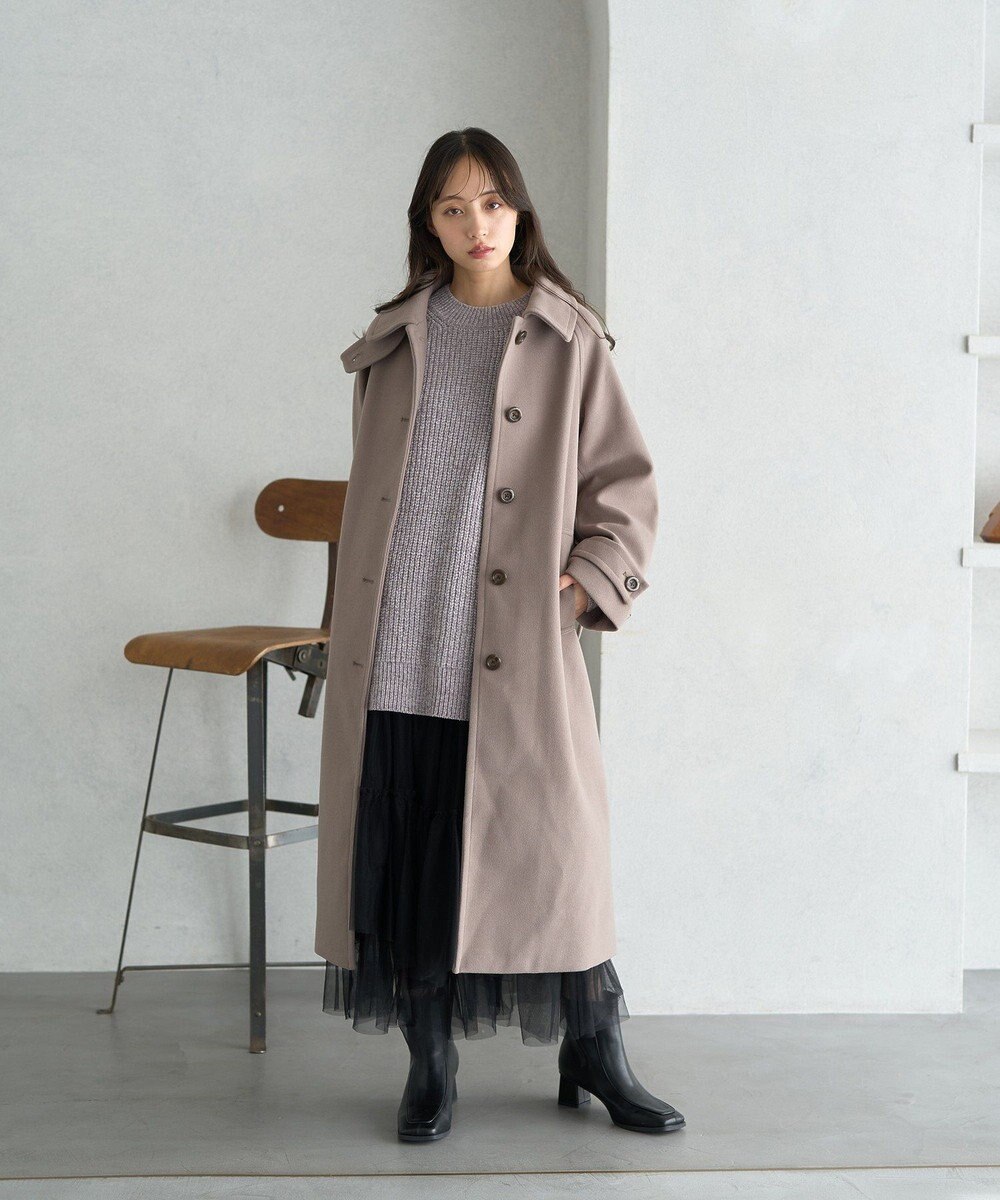 earth music&ecology イレギュラーヘム段々チュールスカート 