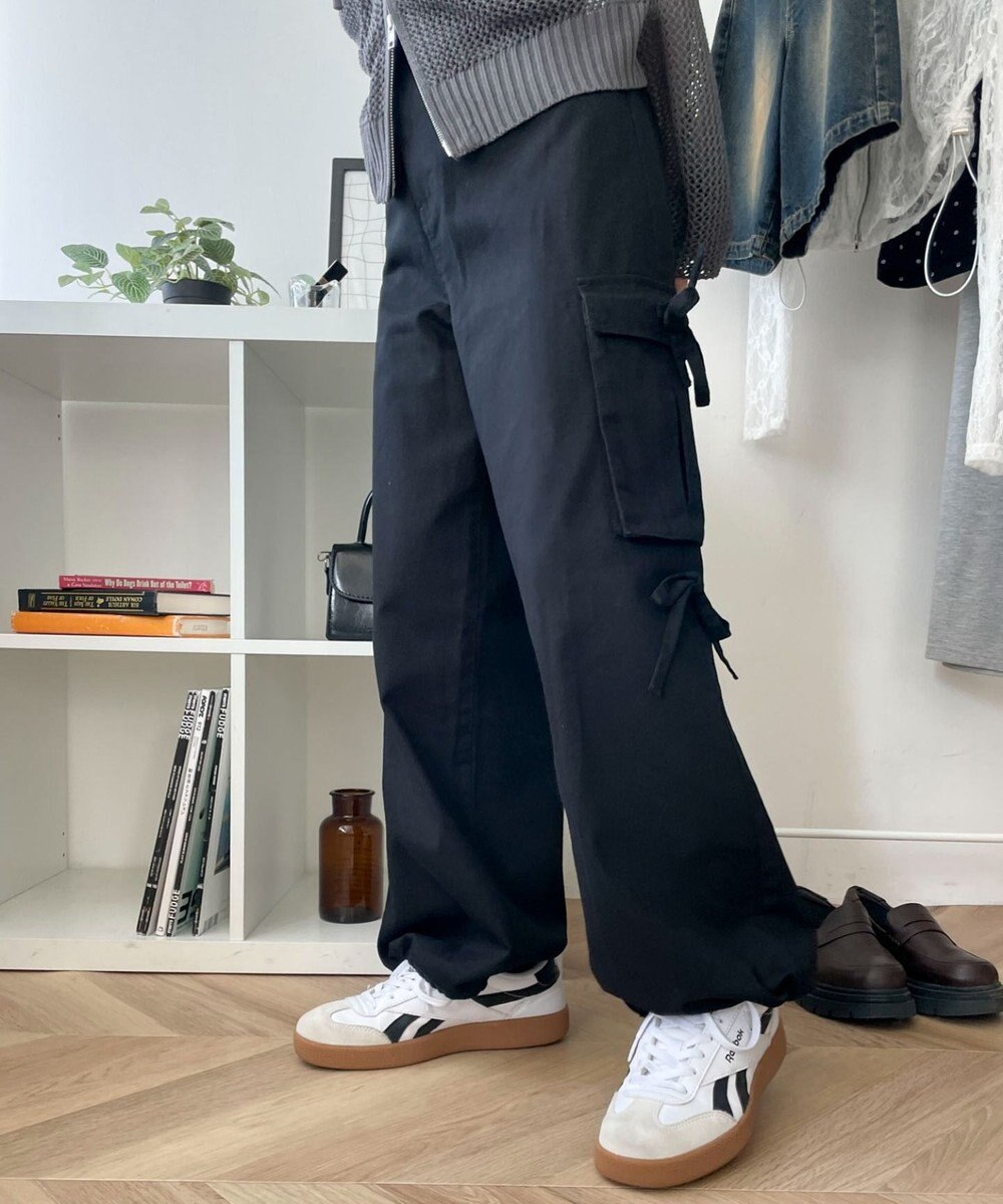 WEGO サイドリボンカーゴパンツ 