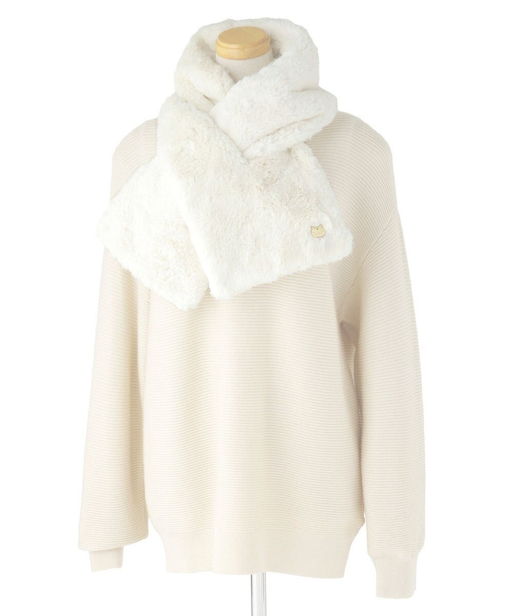 MOONBAT 【FUDGE11月号掲載】PAUL & JOE ACCESSOIRES フェイクファービッグマフラー 