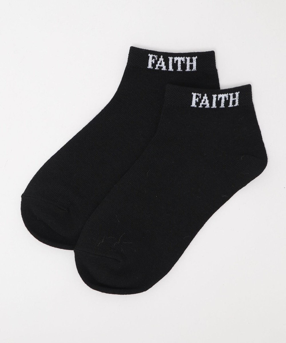 WEGO FAITHロゴショートソックス 