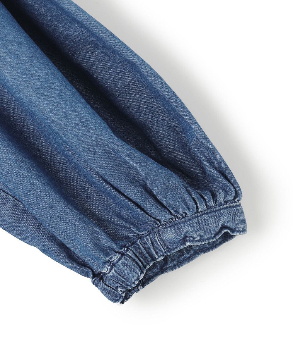 23区 【SLOW/一部店舗限定】ライトオンス デニム バックリボン ブラウス 