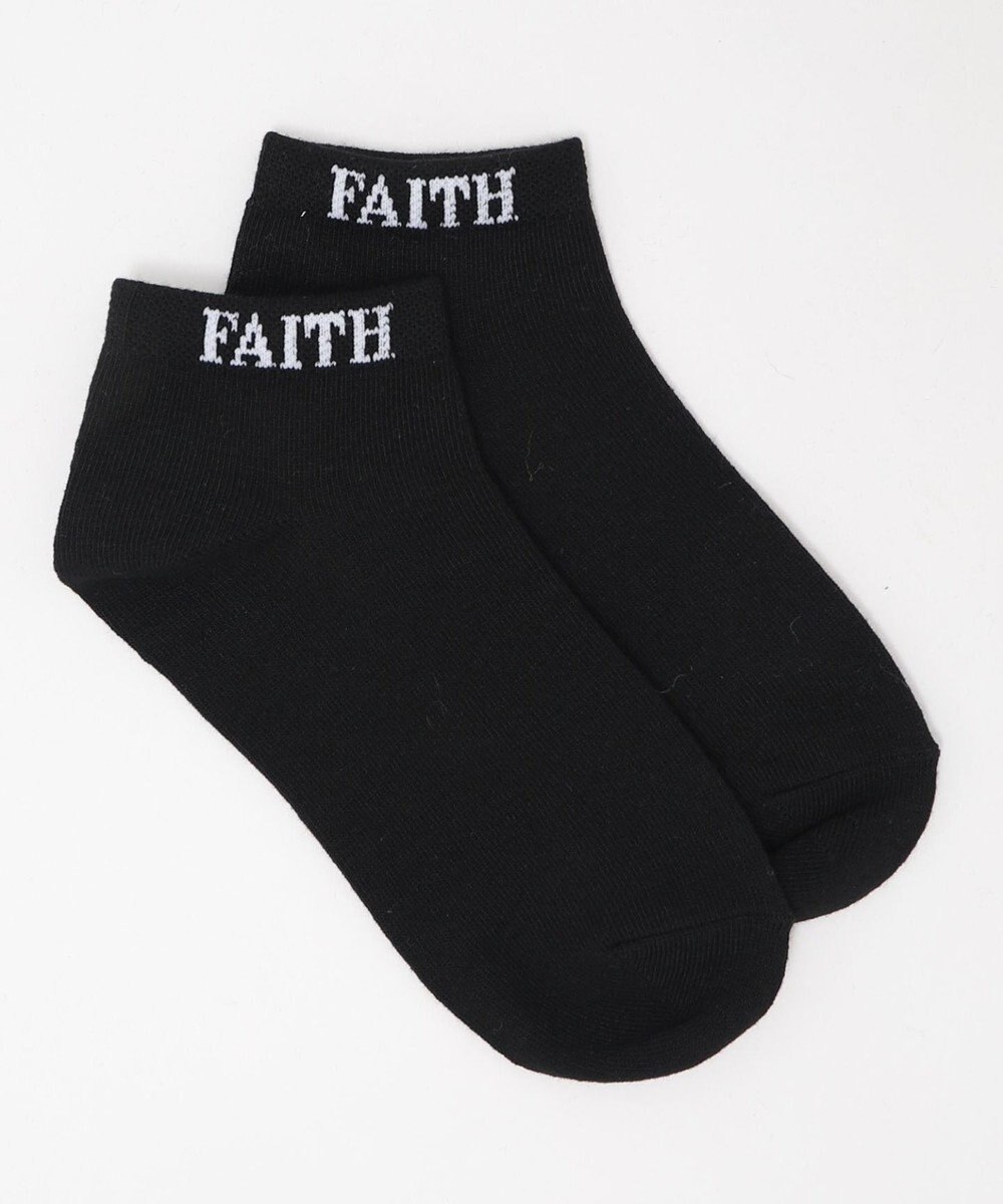 WEGO FAITHロゴショートソックス 