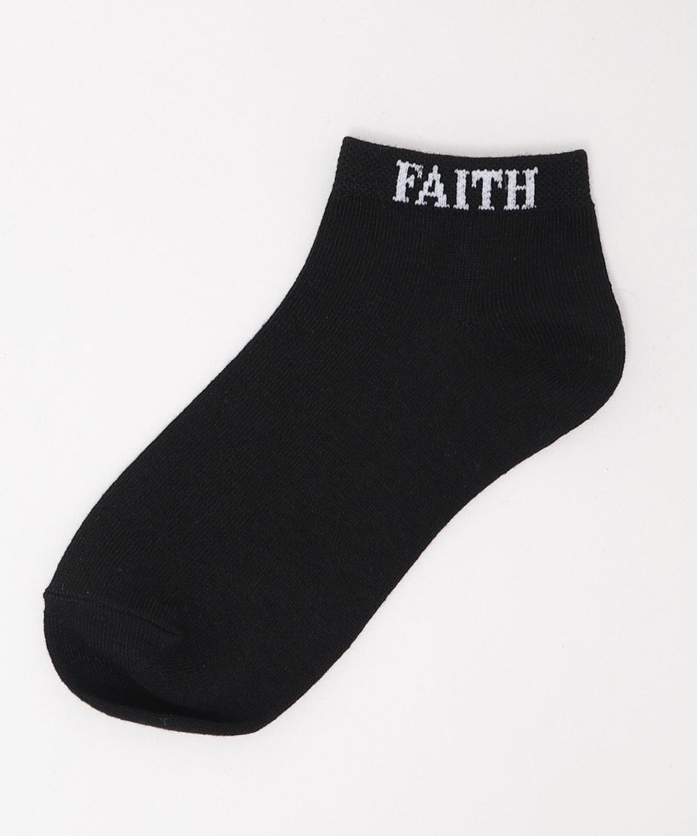 WEGO FAITHロゴショートソックス 