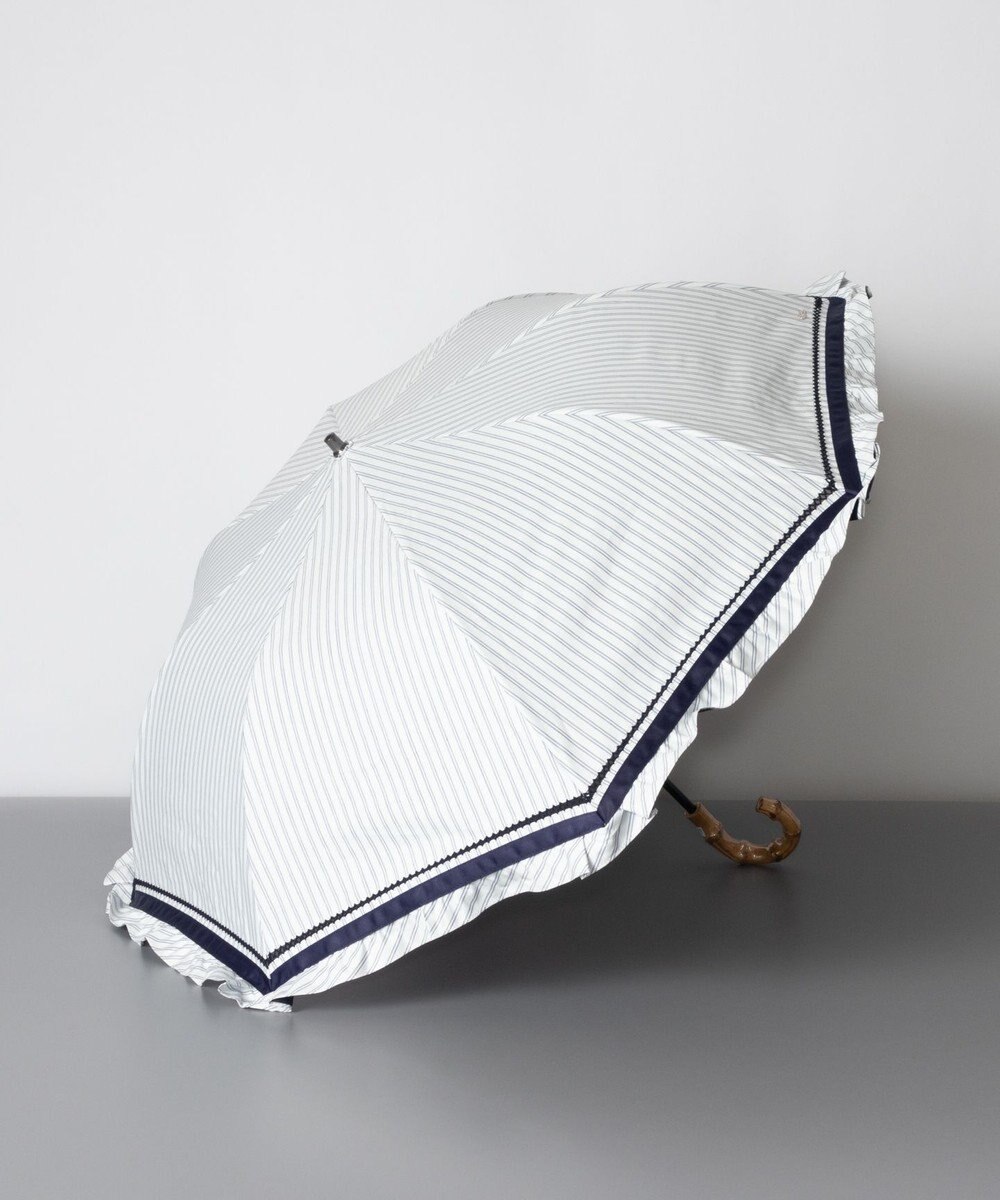 Blao（ブラオ）フリルスタイル 晴雨兼用傘（トップフラット折傘）日傘