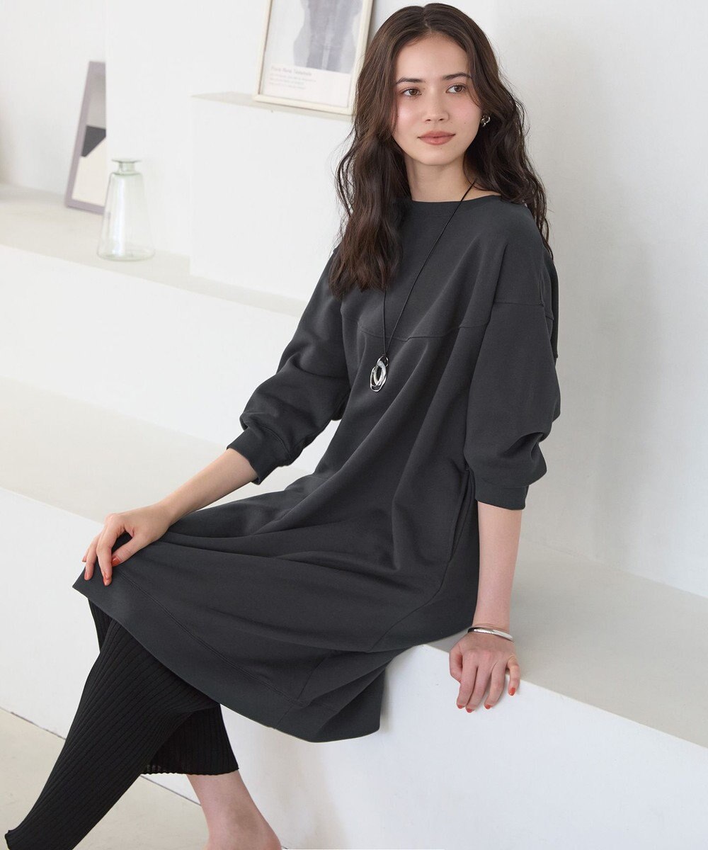 23区 L 【SLOW/一部店舗限定】ハイゲージテリー デザイン ワンピース 