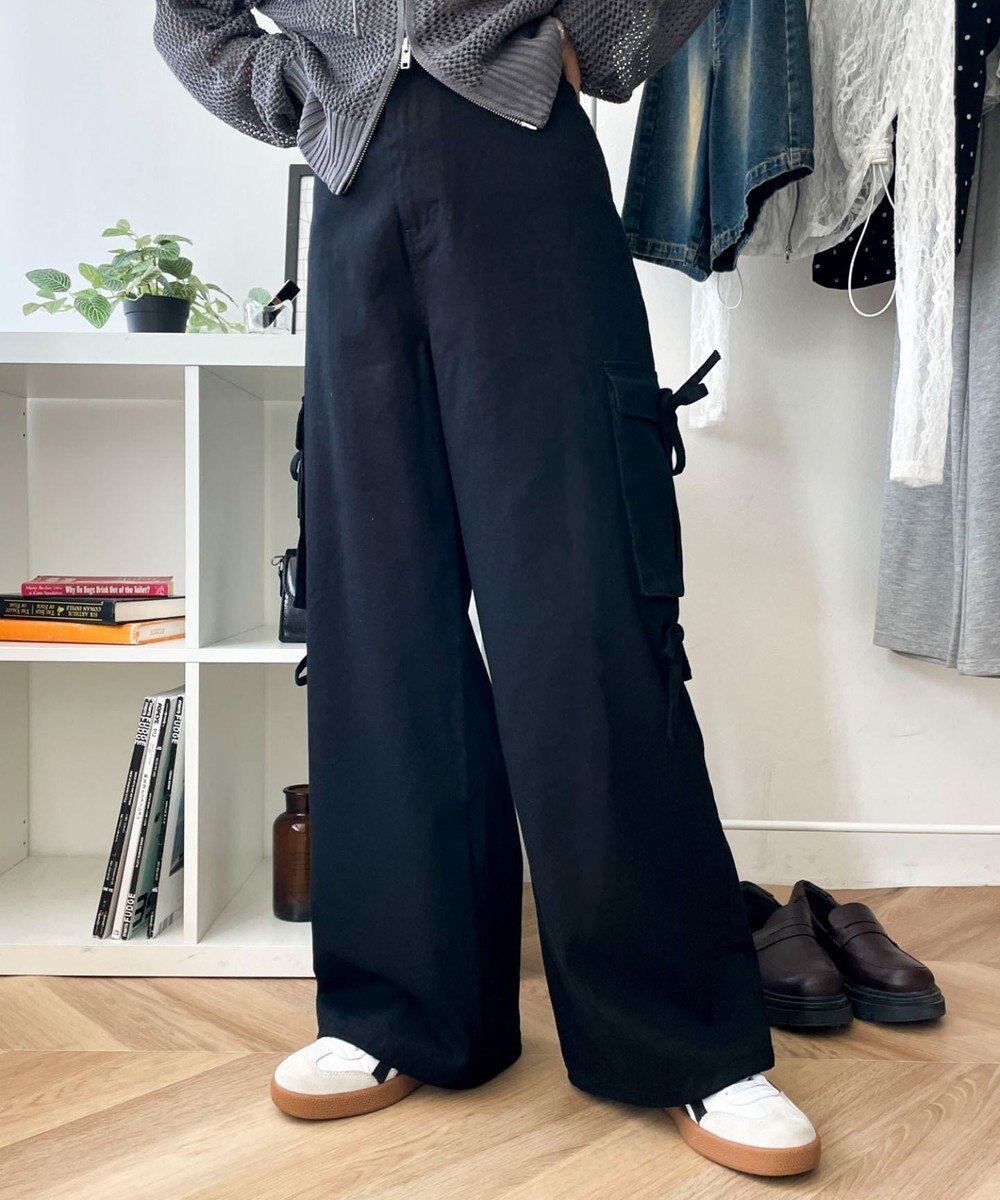 WEGO サイドリボンカーゴパンツ 
