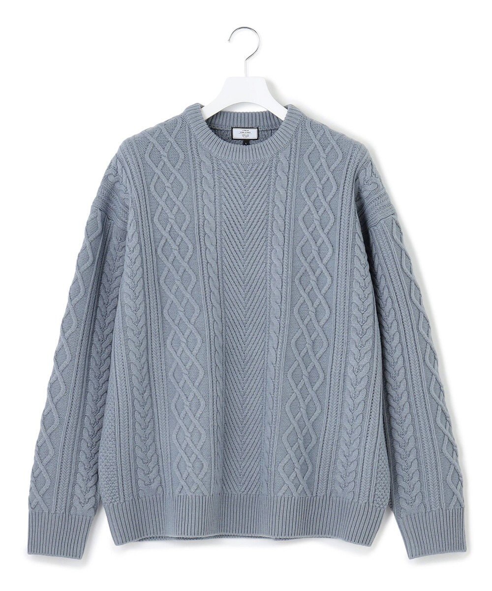 J.PRESS YORK STREET 【UNISEX】アランケーブル クルーニット 