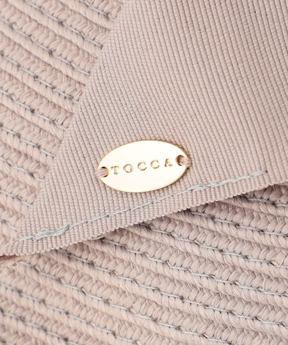 TOCCA 【UV90%以上カット・吸水速乾・抗菌防臭・洗える・サイズ調整可】POINT OF RIBBON BRAIDHAT 帽子 