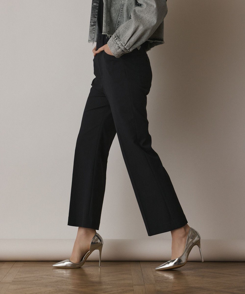 GRACE CONTINENTAL ストレッチフレアパンツ 