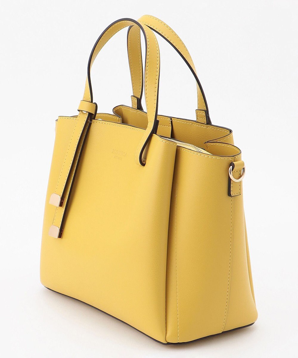 LA BAGAGERIE 【MONICA】ボウタイリボンハンドバッグ 