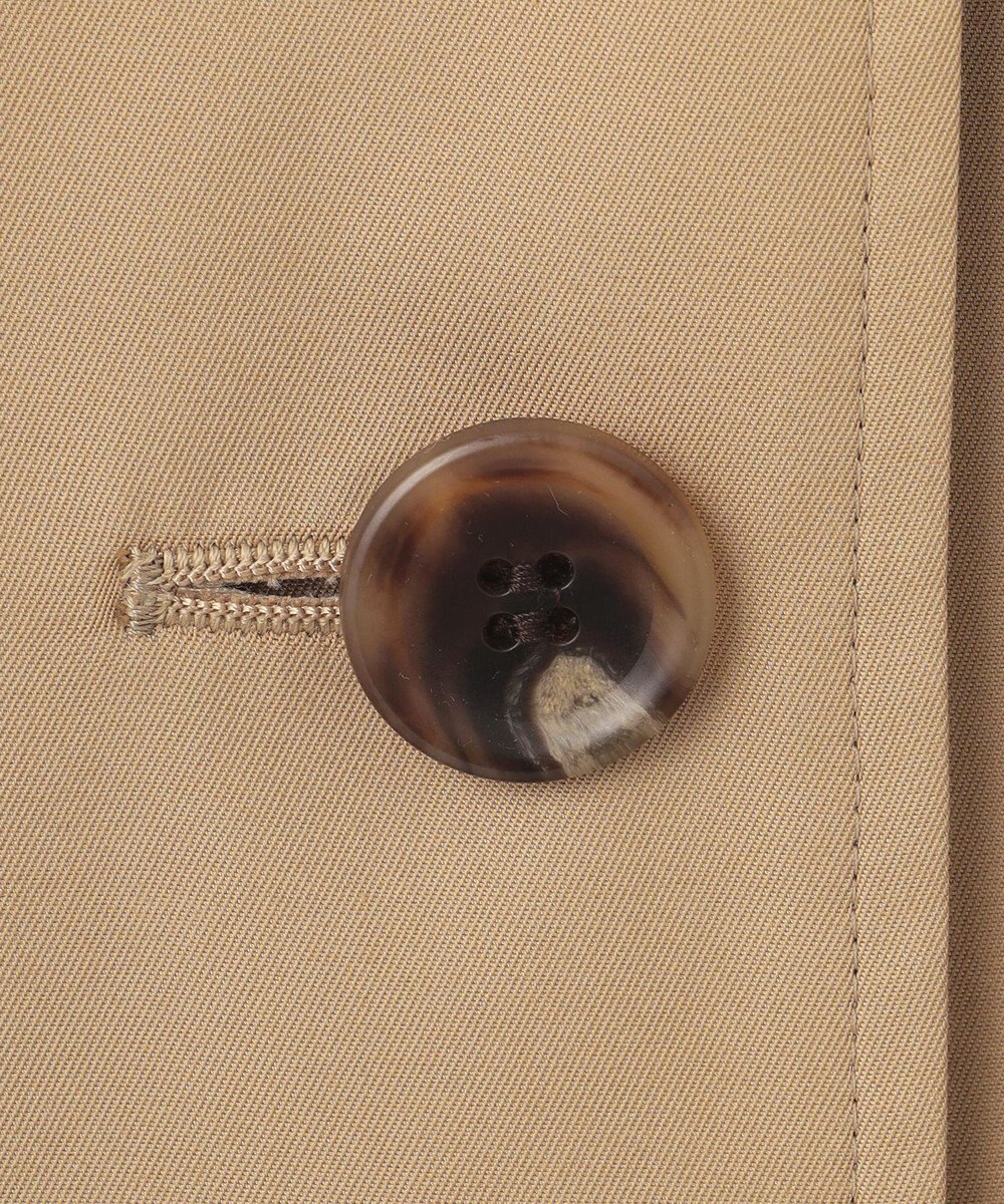 23区 コットンポリエステルギャバジン ロング トレンチコート 