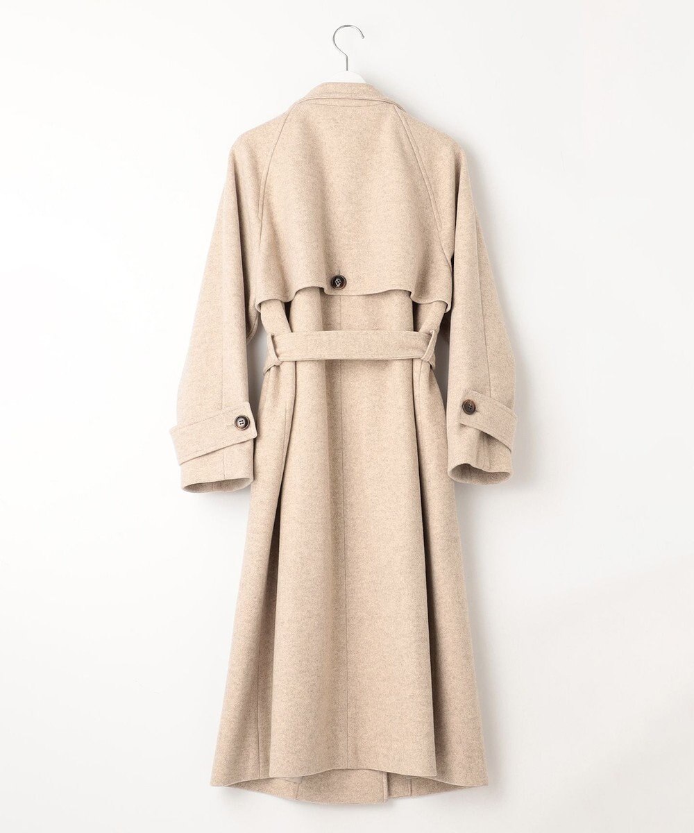 Feroux 【古畑星夏さん着用】スタンドネックウールライク コート 