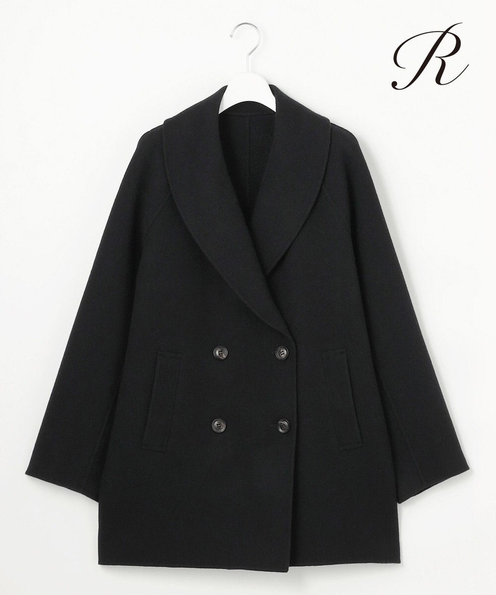 23区 S 【R(アール)】ウールメルトンリバー ショートコート 