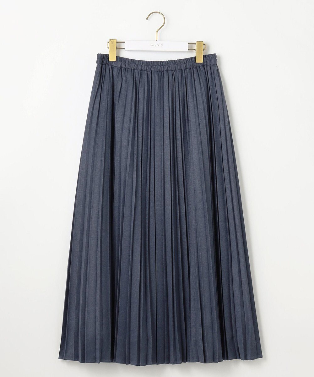 ANY SIS 【洗える・2SET】ボリューム ニット × スエードライク スカート セット 