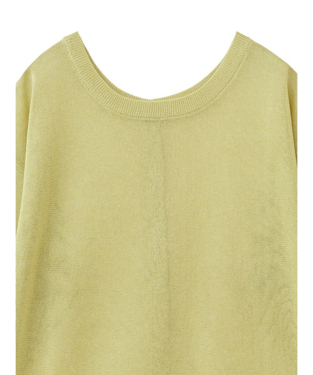 Green Parks ２ｗａｙ　７分袖ブライトシアーニットプルオーバー 