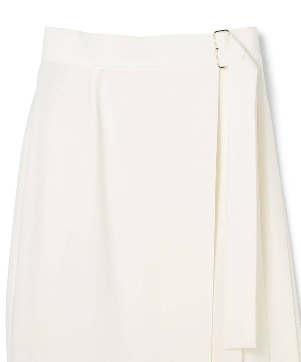 BEIGE， 【セットアップ対応・洗える・BAILA 11月号掲載】ZEPHYR / ウールライクアシンメトリープリーツスカート 