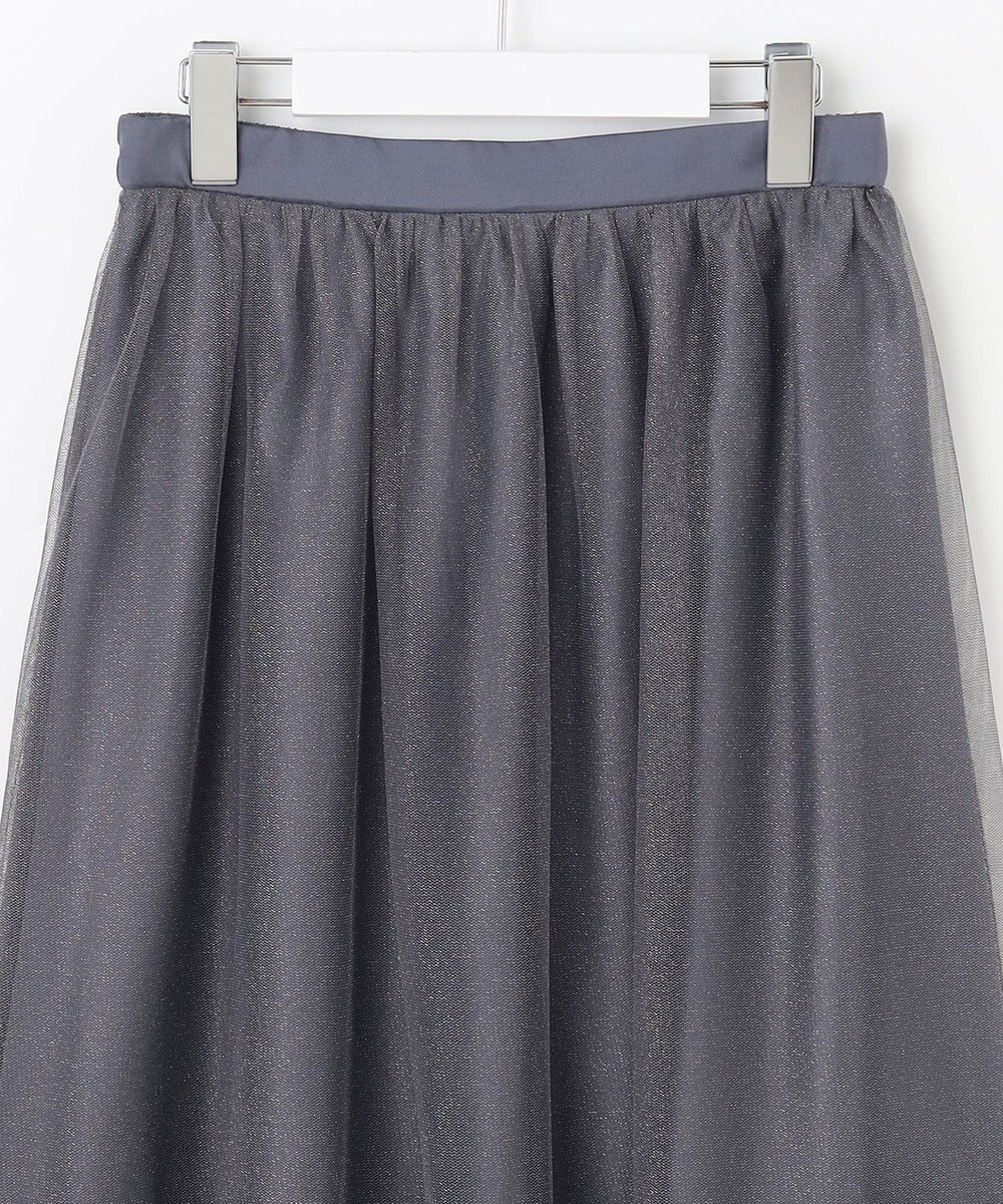 Feroux 【洗える】ラメチュール スカート 