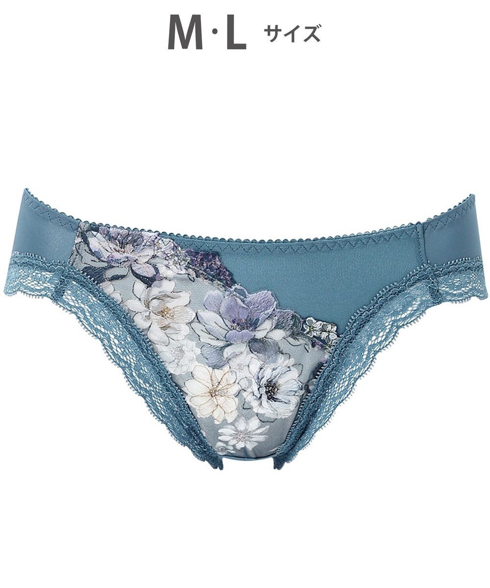 WACOAL ショーツ 【リボンブラ 脇すっきり】 BXB443とペア はきこみ丈あさめ やわらかく伸びる(バック) レディース PXB143 /ワコール 