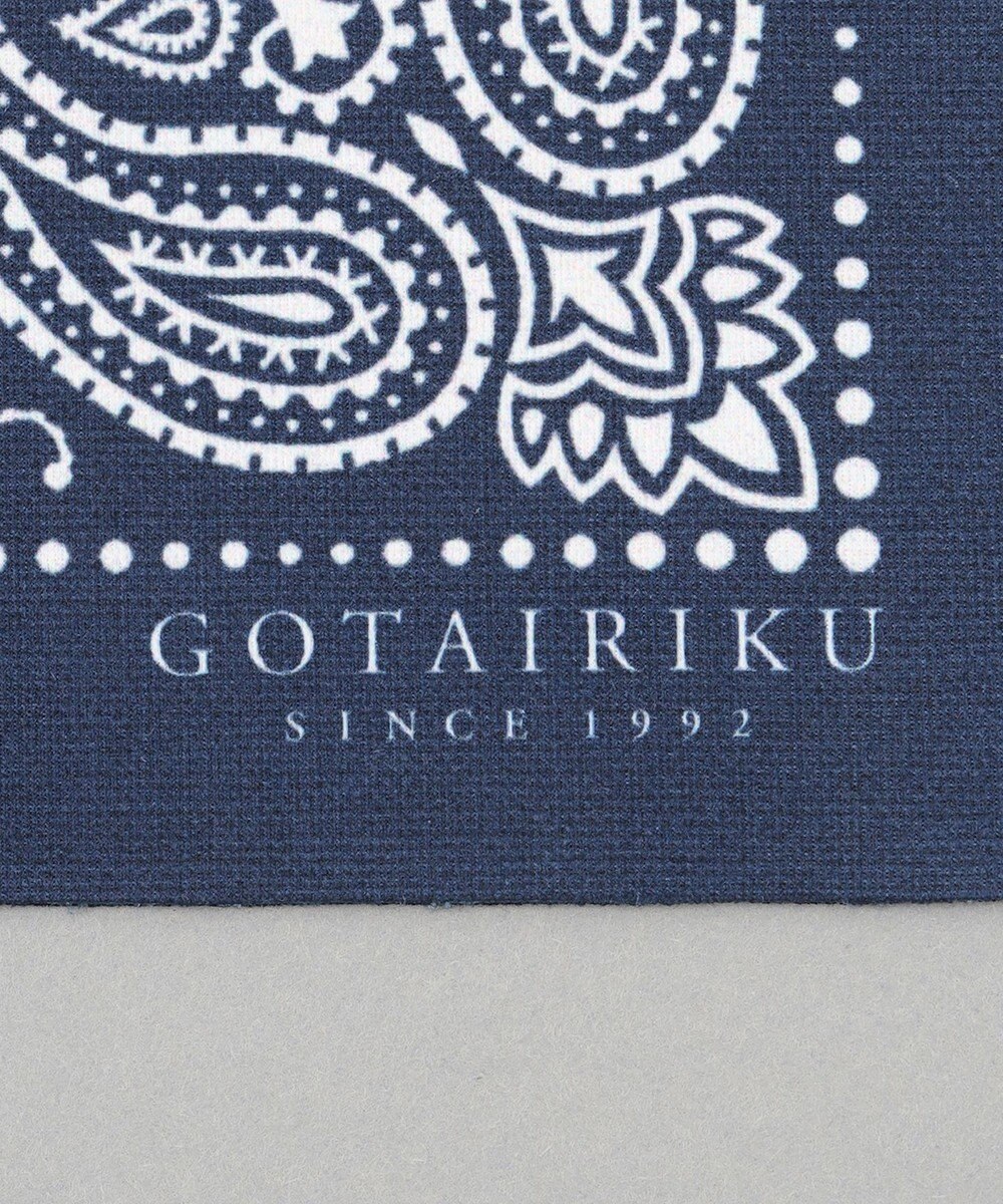 GOTAIRIKU BOX入りでギフトに最適【高機能吸水 / 抗菌防臭加工/シワになりにくい】バンダナハンカチ 