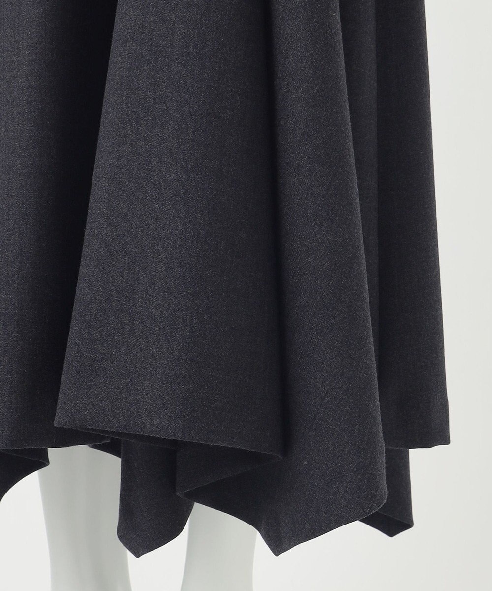 23区 【R(アール)】ウールダブルクロス ランダムヘムワンピース 