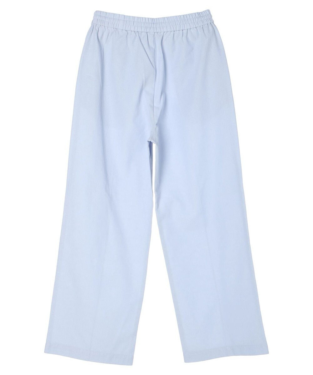 Green Parks 綿麻混イージーワイドパンツ 