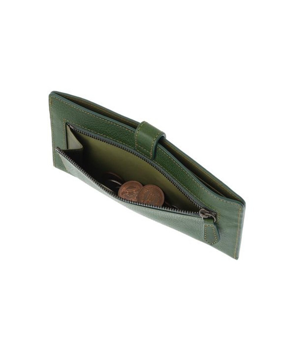 genten ダイヤカットワーク　マチなし長財布 