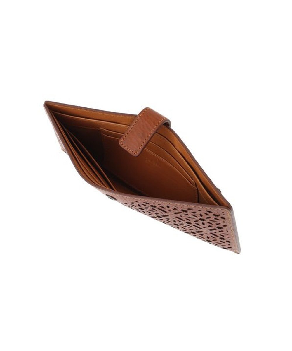 genten ダイヤカットワーク　マチなし長財布 