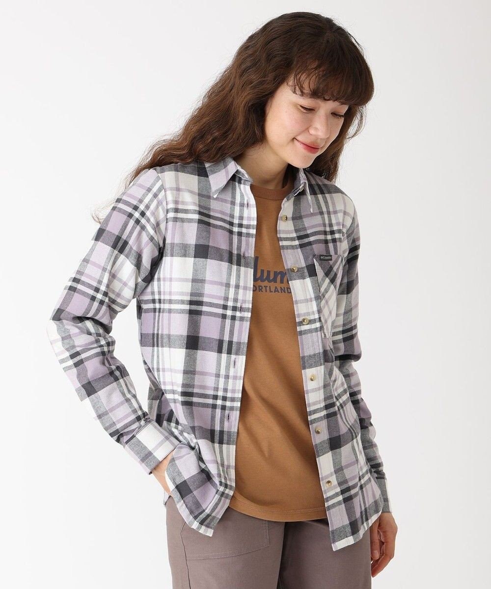 Columbia Columbia/ ウィメンズキャリコベイシンフランネルロングスリーブシャツ /コロンビア 