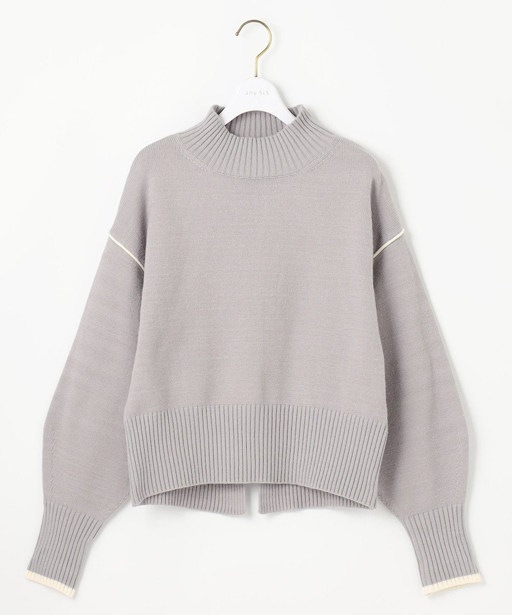 ANY SIS 【洗える・2SET】ボリューム ニット × スエードライク スカート セット 