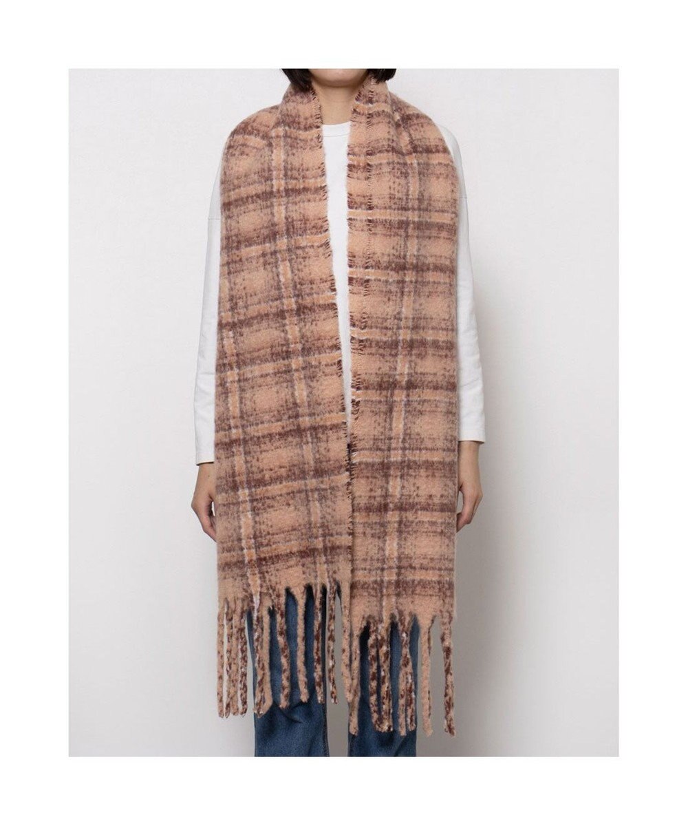UNBILLION カシュネ cache nez / ブークレオンブレーチェックストール 