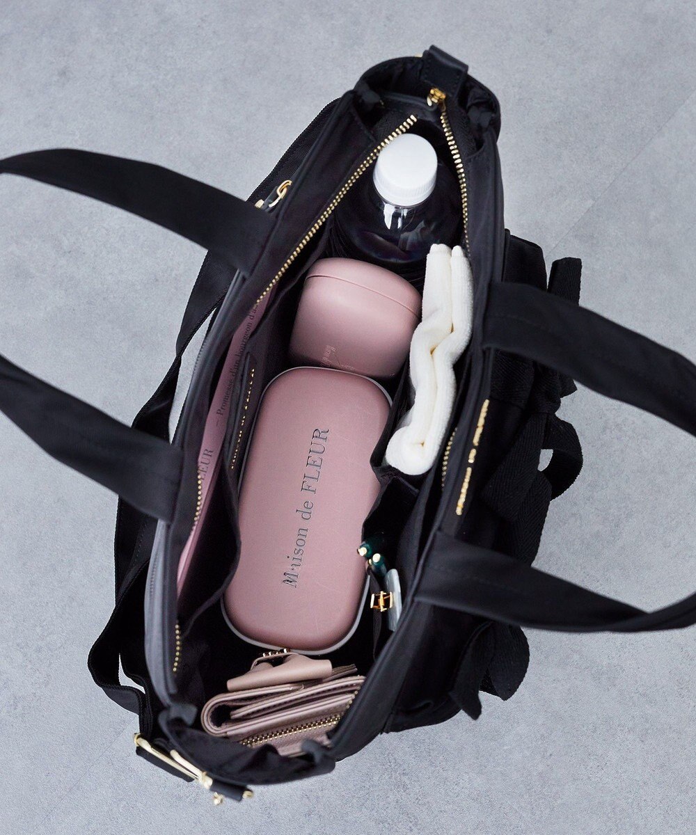 Maison de FLEUR ボンネルリボンショルダーバッグ 