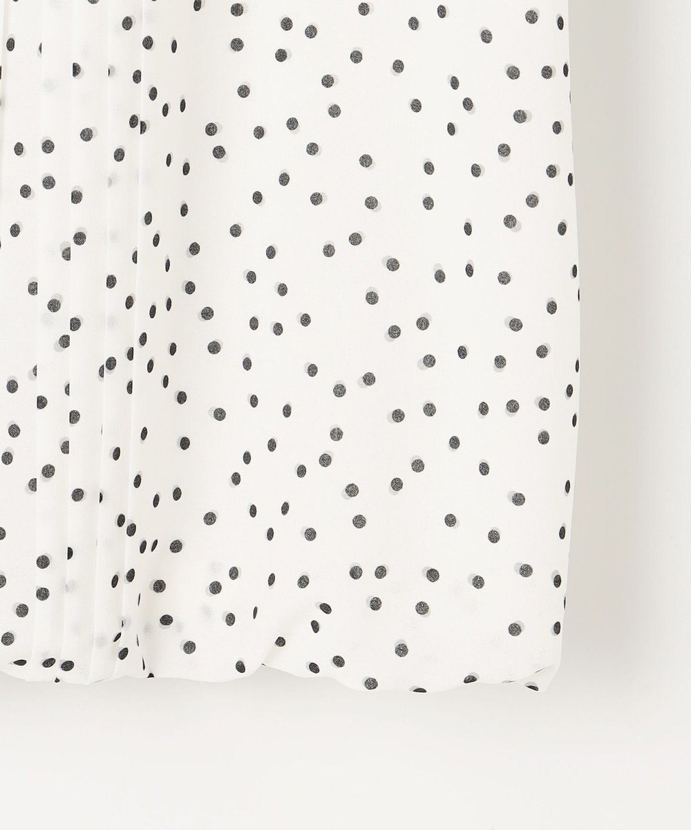 自由区 L 【洗える】ロイヤルシフォンドット柄 ブラウス 