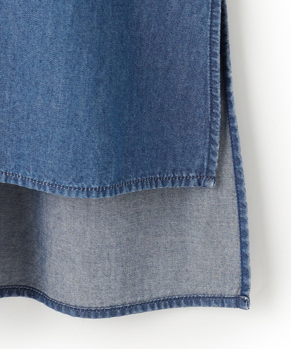 23区 【SLOW/一部店舗限定】ライトオンス デニム バックリボン ブラウス 