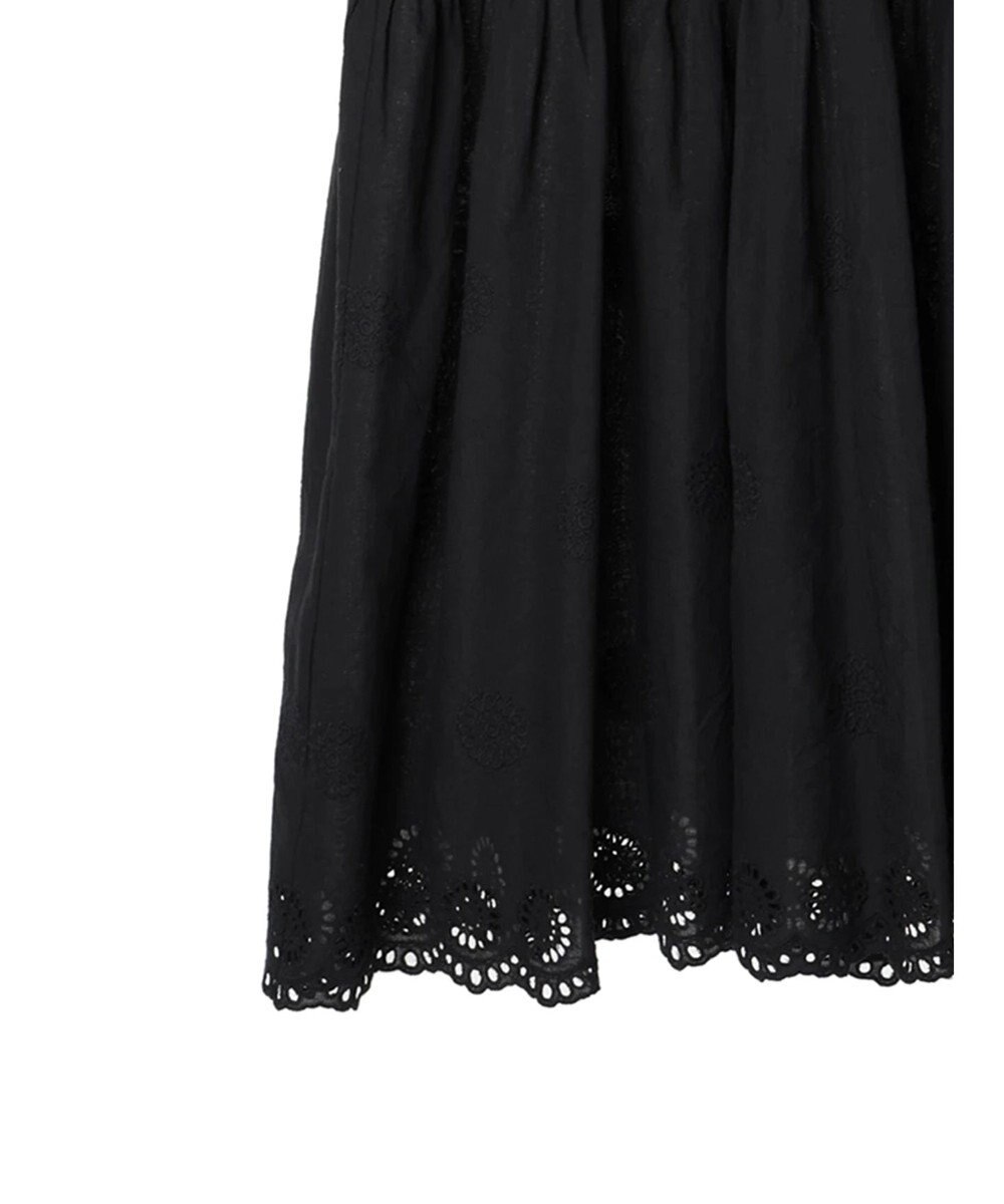 Green Parks ■ＥＳＣＡＲ　ウェーブカット×ローン刺繍ワンピース 