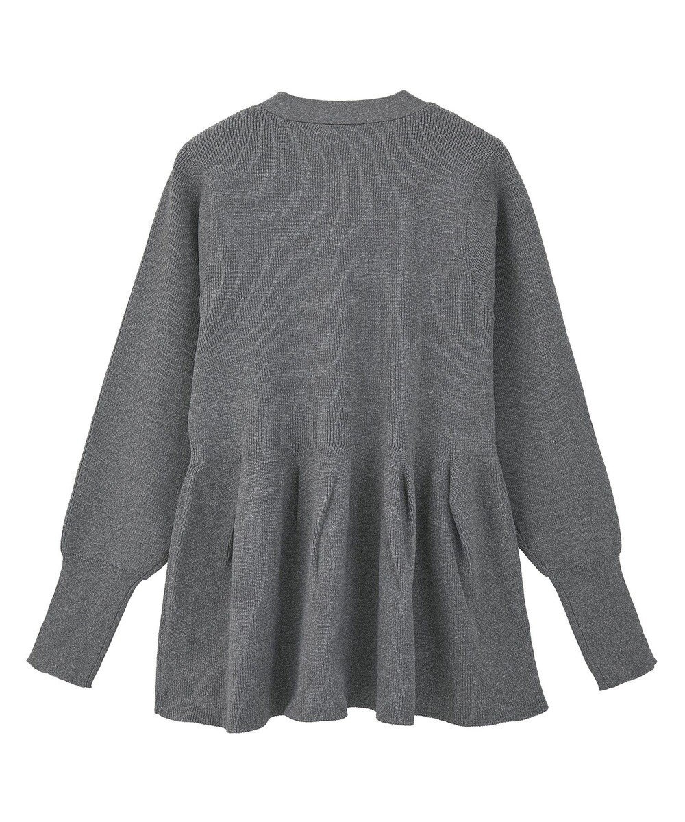 Green Parks 金釦ペプラムニットカーディガン 