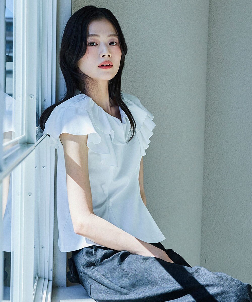 TOCCA 【松木育未さん着用】WAVED CREAM カットソー 