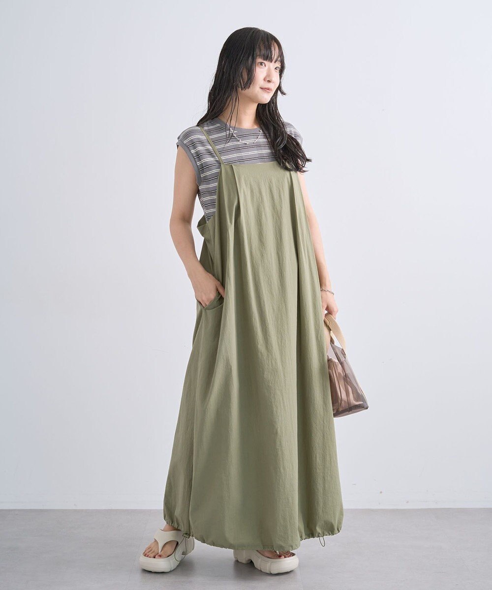 Green Parks 撥水加工キャミワンピース 