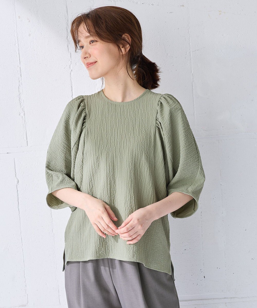 ANY ボリュームショルダーふくれプルオーバー 