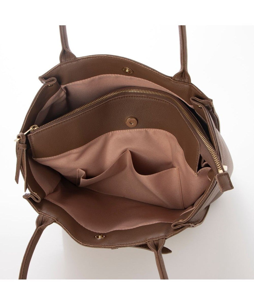 UNBILLION 【テレビ ドラマ着用アイテム】ペルケ perche / WEB限定牛革ソフトA4ベルトトート 