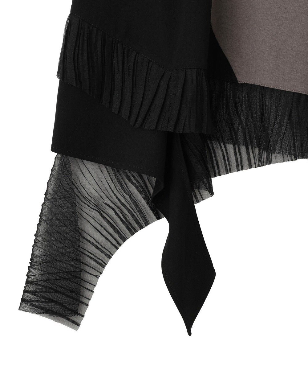 YECCA VECCA 裾アシメデザインプルオーバー 