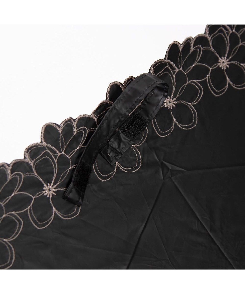 UNBILLION カシュネ cachenez / 【晴雨兼用】【日傘】 【UV カット率99.999.9％以上】PU軽量フラワー刺繍ミニ折りたたみ傘 