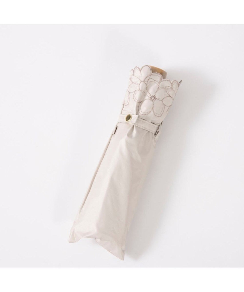 UNBILLION カシュネ cachenez / 【晴雨兼用】【日傘】 【UV カット率99.999.9％以上】PU軽量フラワー刺繍ミニ折りたたみ傘 