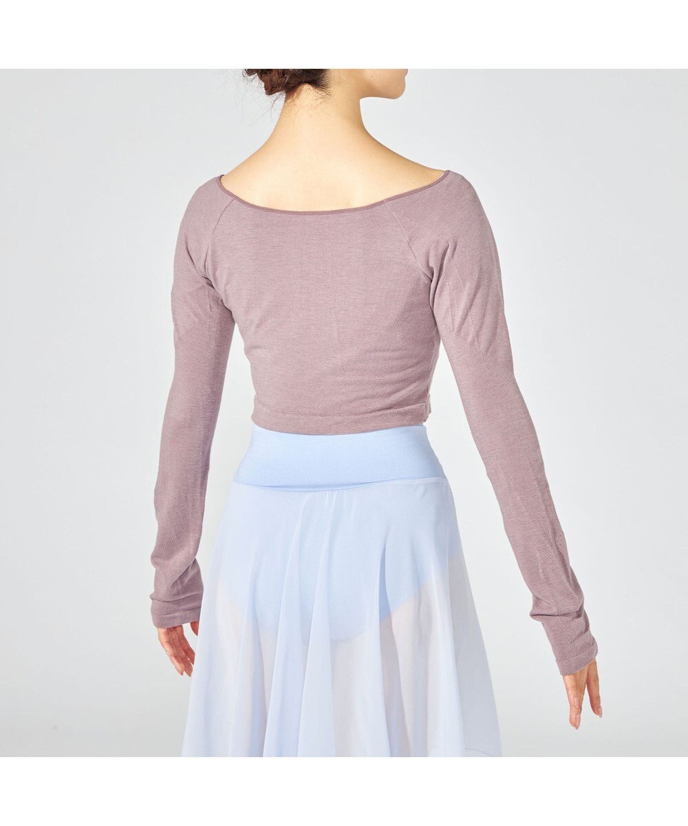 Chacott ラウンドネック・ショートトップ (サーモギア(R)糸使用） 